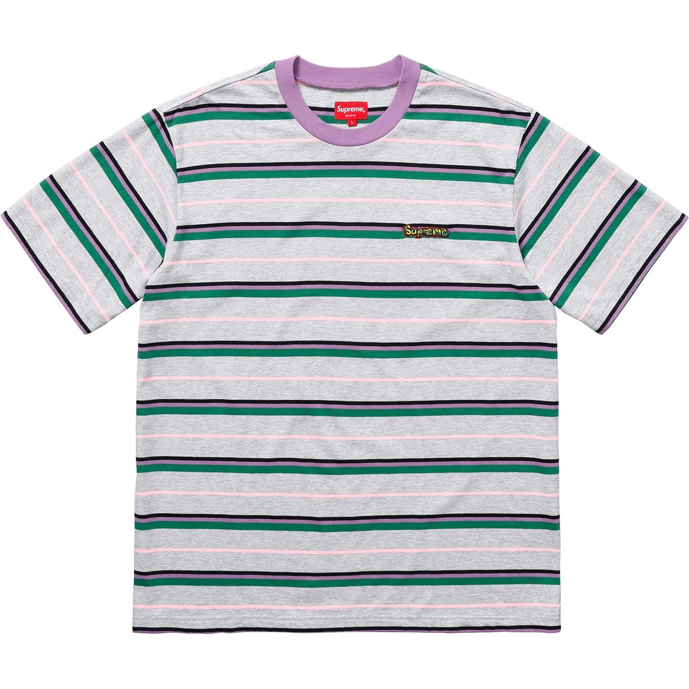 Heather Stripe Top view 4
